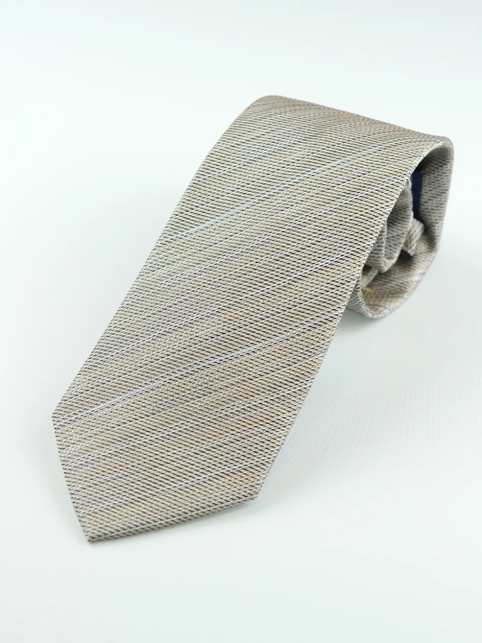 Marco Capelli Textured 8cm Silk Tie - Brown