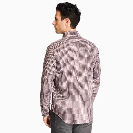 Marco Capelli Twill Check Shirt - Red