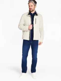 Marco Capelli Valencia Bomber Jacket - Stone