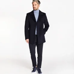 Marco Capelli Wool Coat - Navy
