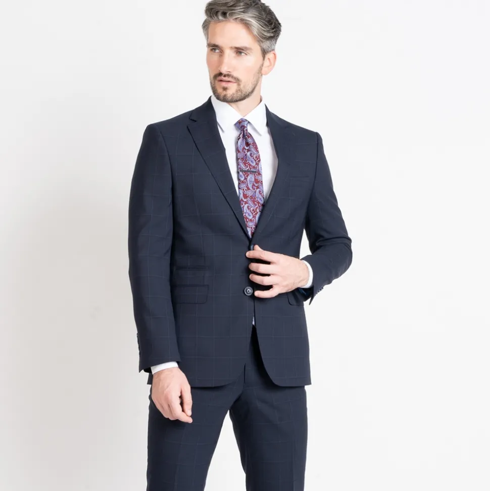 Marco Capelli Wool Mix 2 Piece Suit - Navy