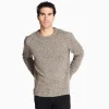Marco Capelli Wool Silk Crew Neck Sweater - Brown