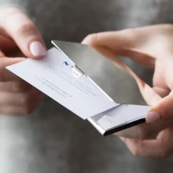 Newbridge Silverware Silver Plated Business Card Holder