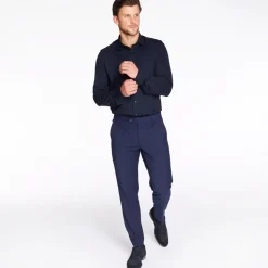 Olymp 24/7 Flex Modern Fit Shirt - Navy