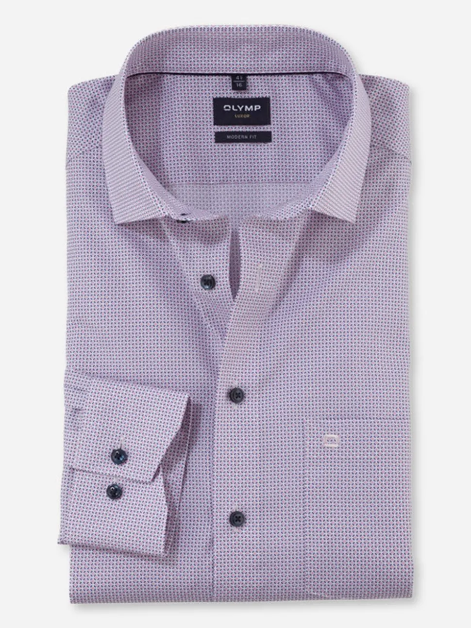 Olymp Geo Print Shirt - Pink