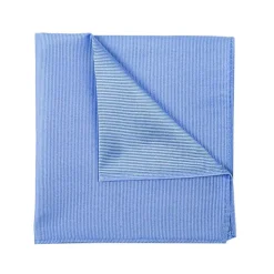 Profuomo Silk Pocket Square 33x33 - Blue