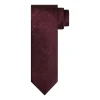 Profuomo Silk Woven Tie - Red