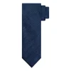 Profuomo Silk Woven Tie - Navy