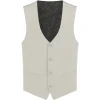 Remus Uomo Mario Waistcoat - Stone