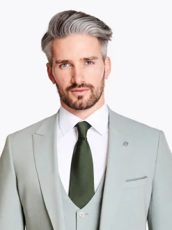 Remus Uomo Massa Plain 3 Piece Suit - Green