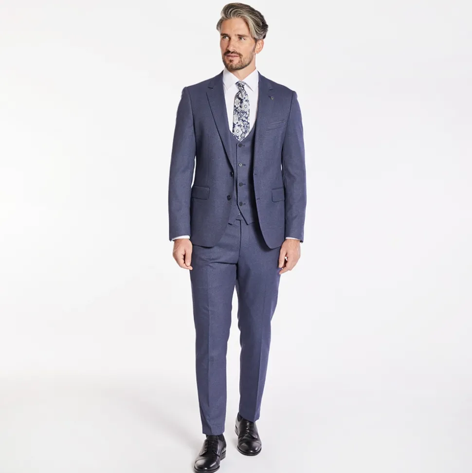 Remus Uomo Matteo 3 Piece Suit - Blue
