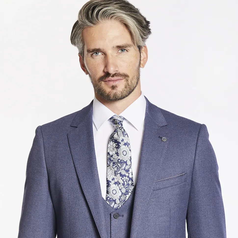 Remus Uomo Matteo 3 Piece Suit - Blue
