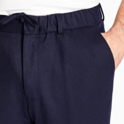 Remus Uomo Savi Drawstring Trouser - Navy
