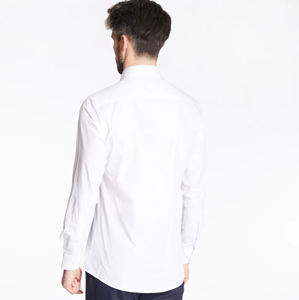 Remus Uomo Tapered Fit Cotton Shirt - White