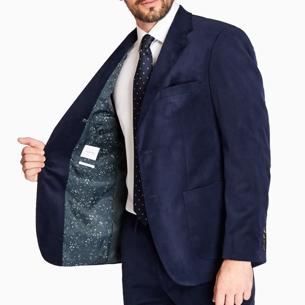 Skopes Cord Blazer - Navy