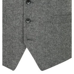 Skopes Tweed Waistcoat - Silver