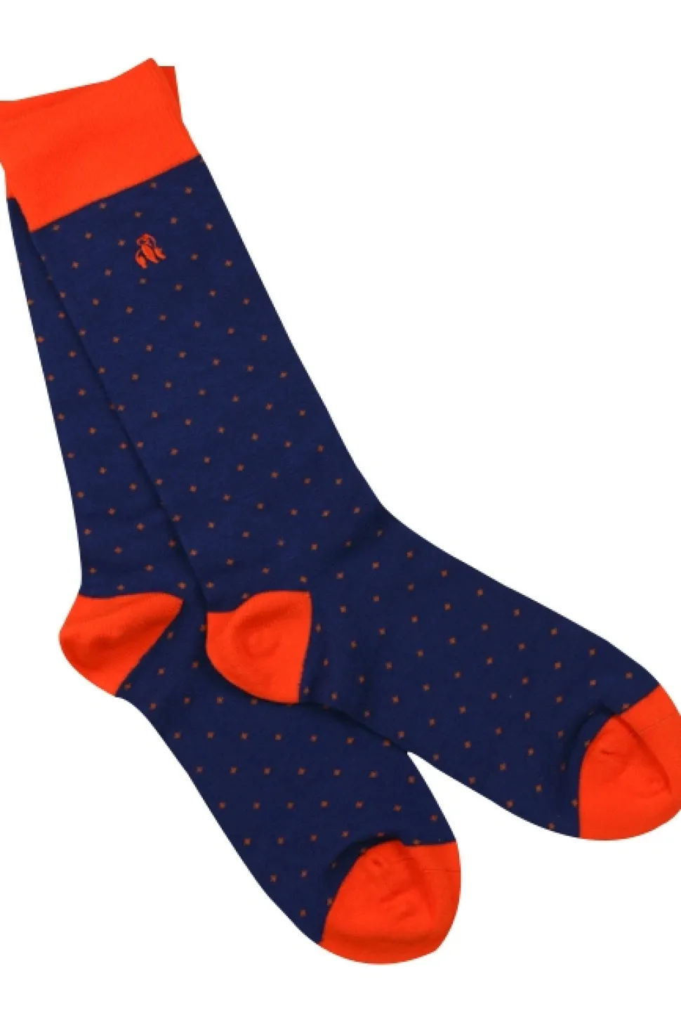 Swole Panda Dotted Orange Socks
