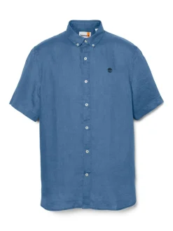 Timberland Mill Brook Linen Shirt - Blue