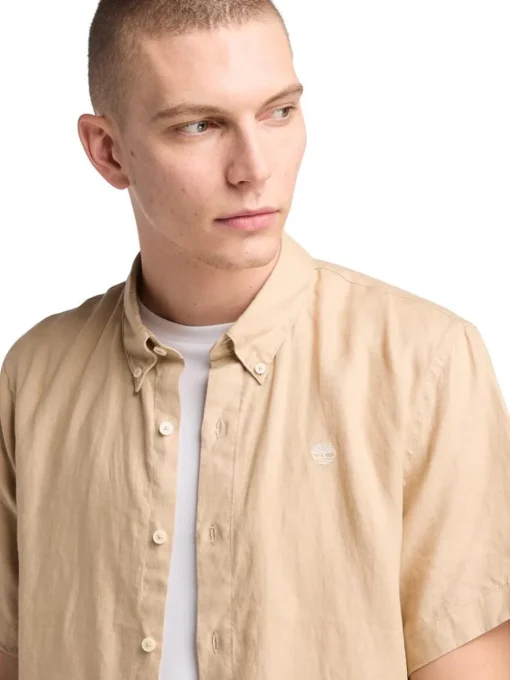 Timberland Mill Brook Linen Shirt - Green