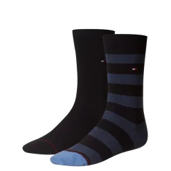 Tommy Hilfiger 2 Pack Rugby Socks - Navy