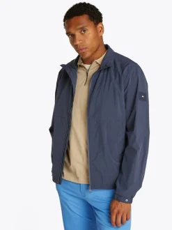 Tommy Hilfiger Branded Lightweight Jacket - Navy