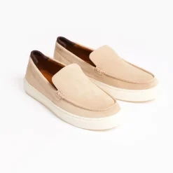 Tommy Hilfiger Casual Suede Loafer - Stone