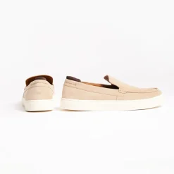 Tommy Hilfiger Casual Suede Loafer - Stone