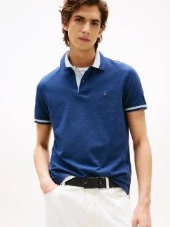 Tommy Hilfiger Contrast Collar Block Shirt - Navy