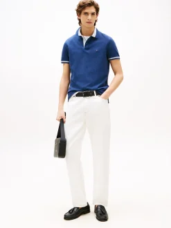 Tommy Hilfiger Contrast Collar Block Shirt - Navy