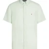 Tommy Hilfiger Dyed Linen Shirt - Green