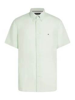 Tommy Hilfiger Dyed Linen Shirt - Green