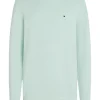 Tommy Hilfiger Essential Structure Crew Neck - Green