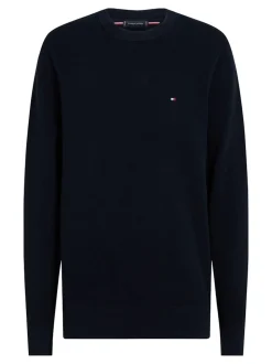 Tommy Hilfiger Essential Structure Crew Neck - Navy