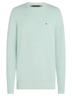 Tommy Hilfiger Essential Structure Crew Neck - Green