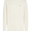 Tommy Hilfiger Essential Structure Crew Neck - Stone