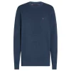 Tommy Hilfiger Essential Structure Crew Neck - Blue