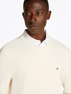 Tommy Hilfiger Essential Structure Crew Neck - Stone