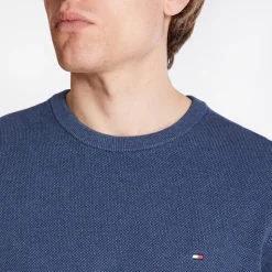 Tommy Hilfiger Essential Structure Crew Neck - Blue
