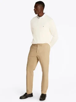 Tommy Hilfiger Essential Structure Crew Neck - Stone