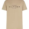 Tommy Hilfiger Logo T-Shirt - Stone