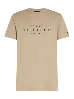 Tommy Hilfiger Logo T-Shirt - Stone