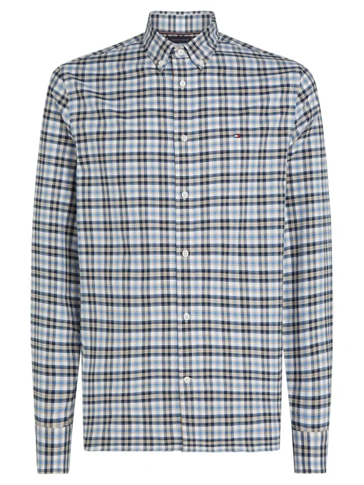 Tommy Hilfiger Oxford Lumber Plaid Shirt - Green