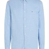 Tommy Hilfiger Poplin Gingham Shirt - Blue