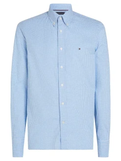 Tommy Hilfiger Poplin Gingham Shirt - Blue