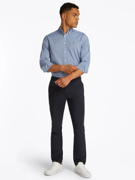 Tommy Hilfiger Poplin Gingham Shirt - Blue