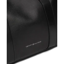 Tommy Hilfiger Premium Leather Weekend Bag - Black