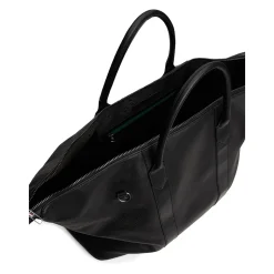 Tommy Hilfiger Premium Leather Weekend Bag - Black