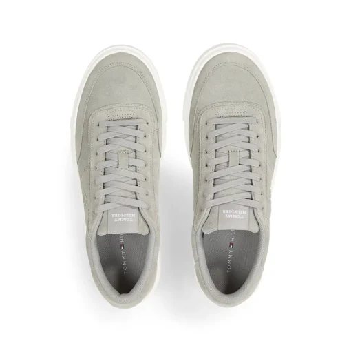 Tommy Hilfiger Suede Sneaker - Silver