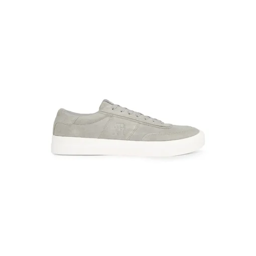 Tommy Hilfiger Suede Sneaker - Silver