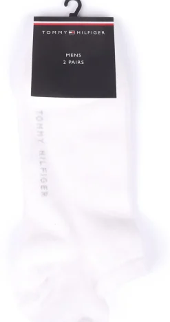 Tommy Hilfiger Two Pack Low Cut Sneaker Socks - White